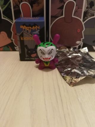 Kidrobot 3 " Batman Dc Comics Dunny Mini Series - The Joker