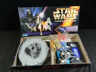 Vintage 1996 Star Wars Interactive Video Board Game Parker Brothers 40392