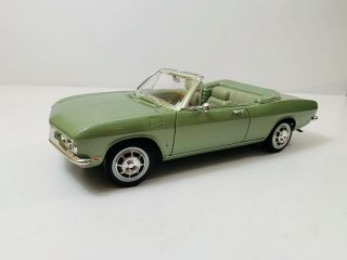 1969 Chevrolet Corvair Monza Green 1/18 Diecast Model Car By Road Signature