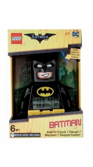 Lego Batman Movie 9009327 Kids Minifigure Alarm Clock Nib Mini Fig