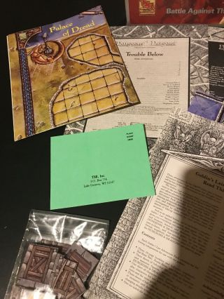 TSR Boardgame Dungeons & Dragons Board Game - The Goblin ' s Lair Box 5