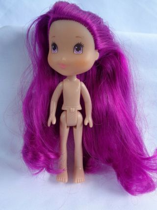 2008 Hasbro Strawberry Shortcake Raspberry Torte Doll - Extra Long Hair - Nude