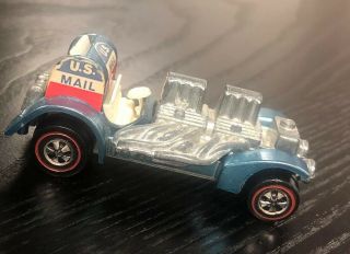 Hot Wheels Redline Light Blue Special Delivery Mail Truck Near Stunning