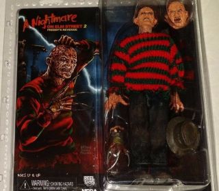 Neca Nightmare Elm Street Part2 Freddy Krueger Retro Cloth Revenge Action Figure