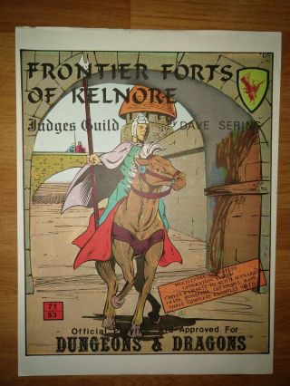 Frontier Forts Of Kelnore - Ad&d Supplement - Judges Guild 71 -