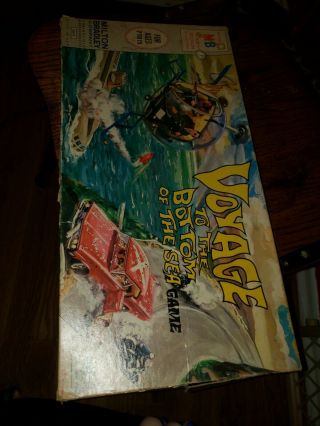 Milton Bradley Voyage To The Bottom Of The Sea Game 4514 Old Open 1964