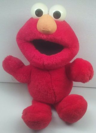 Tyco Sesame Street 1995 Tickle Me Elmo 16 " Plush Talks Laughs