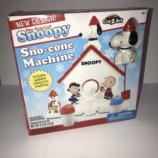The Snoopy Sno - Cone Machine By Crazart - Snow Cone Peanuts Comic