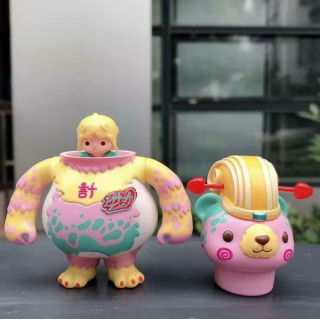 Hey Dolls X In - Nuts Studio Yellow Counselor Mumu Mini Figure Designer Art Toy