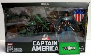 Marvel Legends 80 Years Ultimate Captain America With Motorcycle Action Figure