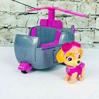 Paw Patrol Skye Action Figure And Helicopter Vehicle Spin Master