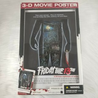 Friday The 13th 3 - D Movie Poster Mcfarlane Toys