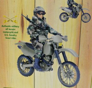Ultimate Soldier 1:6 Scale Modern Calvary Scout,  Motorcycle,  Figure 12in