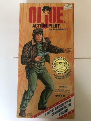 GI Joe 12” WW2 Army Action Pilot Hasbro Limited Edition Commemorative Figure 2