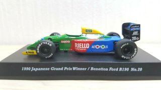 1/64 Kyosho F1 Suzuka Legend 1990 Benetton Ford B190 20 Piquet Diecast Model