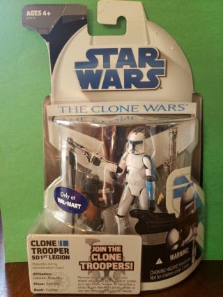 Star Wars Clone Trooper 501st Legion Hasbro 2007