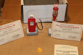 T51 Danbury 1927 Red Crown And 1951 Debry Gas Pumps 1:24 Title