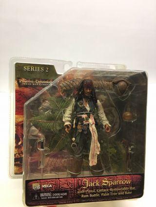 Neca Pirates Of The Caribbean Dead Mans Chest Series 2 Jack Sparrow Action.