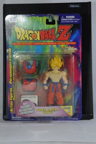 Irwin Dragon Ball Z Action Figure Series 8 Saiyan Goku Nip