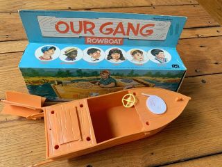 Mego 1975 Our Gang Rowboat 1930’s Little Rascals Box For 8” Figures Not Complete