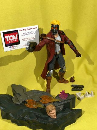 Dst Toybiz Diamond Marvel Select Guardians Of The Galaxy Star Lord Loose Figure