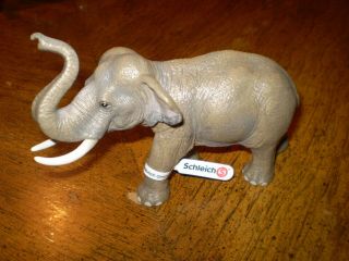 Asian Elephant Male Play Animal Schleich With Tag