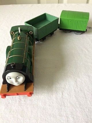 Thomas & Friends Emily Trackmaster Motorized Train 2013 Mattel Green Girl Engine