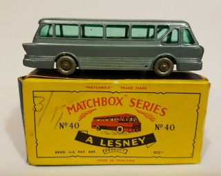 Matchbox A Lesney Long Distance Coach No 40 Series 1 - 75