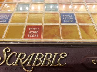 1998 SCRABBLE Crossword Game 50th ANNIVERSARY Collector ' s Edition 100 COMPLETE 4