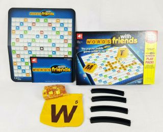 Words With Friends Zynga Scrabble Board Game 13,  2 - 4 Players Hasbro Gaming Vgc