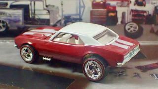 Hot Wheels 1967 Chevrolet Camaro Ss/rs Red - Line Real Rider 1/64 Scale Ltd Edit K