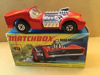 Matchbox Superfast No.  19 Road Dragster Red