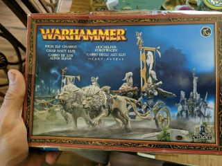 Aelves / High Elves Chariot - Warhammer / Age Of Sigmar Wfb / Aos