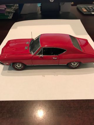 Danbury 1:24 1968 Chevrolet Chevelle Ss Red No Box
