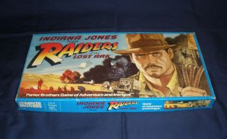 Raiders Of The Lost Ark Game.  Indiana Jones.  Vintage 80 