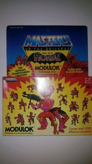 Masters Of The Universe Motu 1985 Evil Horde Modulok Unpunched