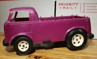Vintage 1972 Hawk Model Co.  Vw Volkswagen Truck Bus Purple Toy Van