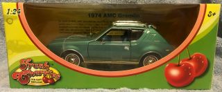 1974 Amc Green Gremlin 1/24 Scale Diecast Model From Fresh Cherries Motormax
