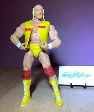 Wwe Mattel Elite Defining Moments Hulk Hogan Wrestling Figure Flashback 2011 Wwf