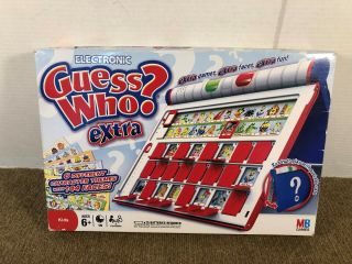 Guess Who? Extra Electronic Game by Milton Bradley 2008 Complete 7