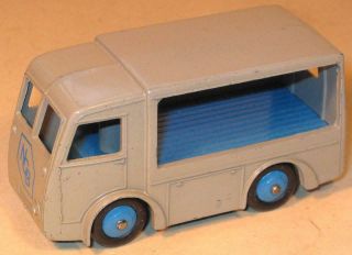 Dinky Toys No 30v Electric Dairy Van " N.  C.  B " In Grey1949 - 54 Good Unboxed