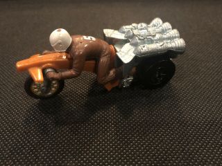 Vintage Hot Wheels Rrrumbler Motorcycle Roamin Candle With Rider
