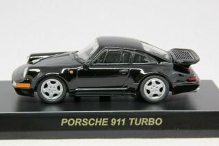 9608 Kyosho 1/64 911 964 Turbo Black No - Box Porsche Vol.  3 Tracking Number