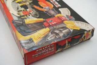 1985 Transformer Autobot Defense Base Omega Supreme Box ONLY with Styrofoam 2