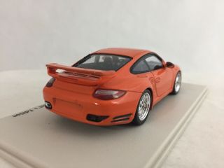 1/43 Spark Porsche 911 Turbo S,  Model Club Asia 5th Anniversary,  Orange 99/200 5
