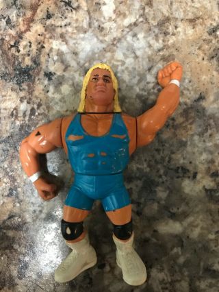 Wwf Wwe Hasbro Mr.  Perfect Curt Hennig Action Figure Red Card Blue Series 8