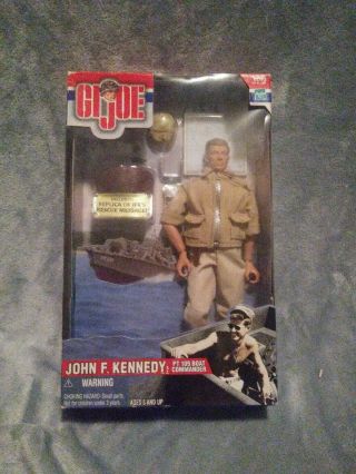 Hasbro John F.  Kennedy Action Figure: Pt 109 Boat Commander