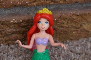 FIGURE Disney Polly Pocket Princess Ariel with Tail The Little Mermaid Mini Doll 2