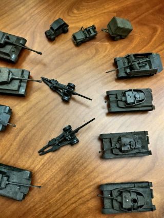 5 ROCO / DBGM MINI - TANKS & JEEP WITH A TRAILER Machine Gun Extra Parts 3