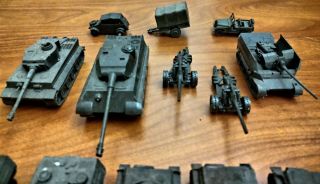 5 ROCO / DBGM MINI - TANKS & JEEP WITH A TRAILER Machine Gun Extra Parts 6